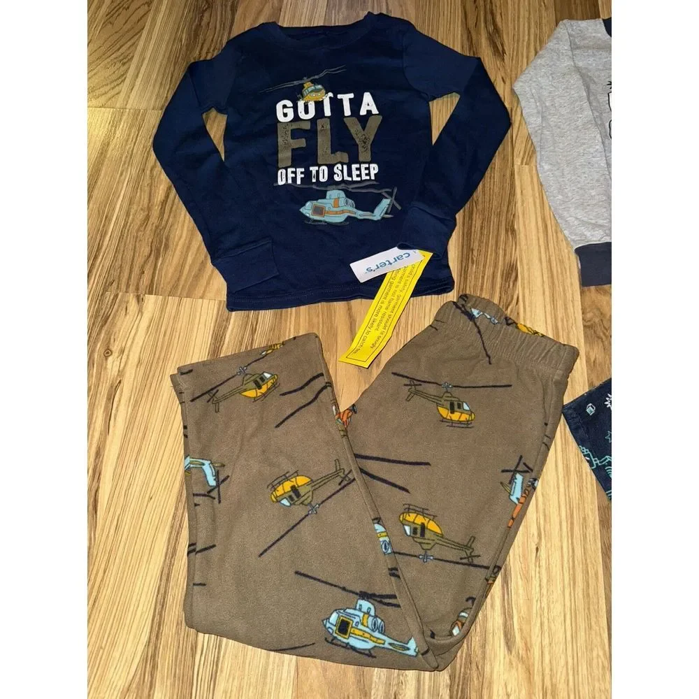 Carter's Boy's Pajamas PJ Set Size 6‎ Lot Of 2